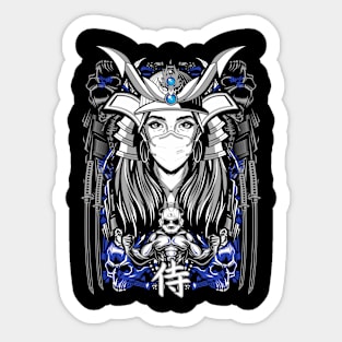 Samurai Babe Sticker